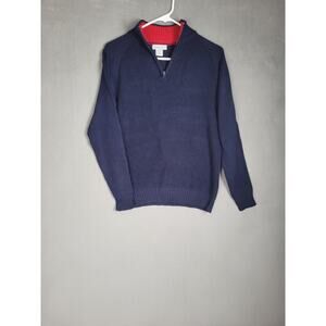 Cozeeme Big Boys Half Zip Long Sleeve Sweater Little Kid to Big Kid Size 18-20